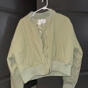 Ashley By 26 International Women's Olive Bomber Jacket